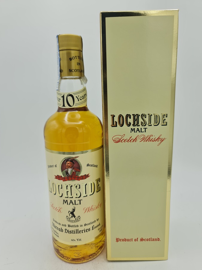 Lochside OVer 10 Years Old Highland Single Malt Scotch Whisky Distillery Bottling 40% alc by vol NV From the 1980s