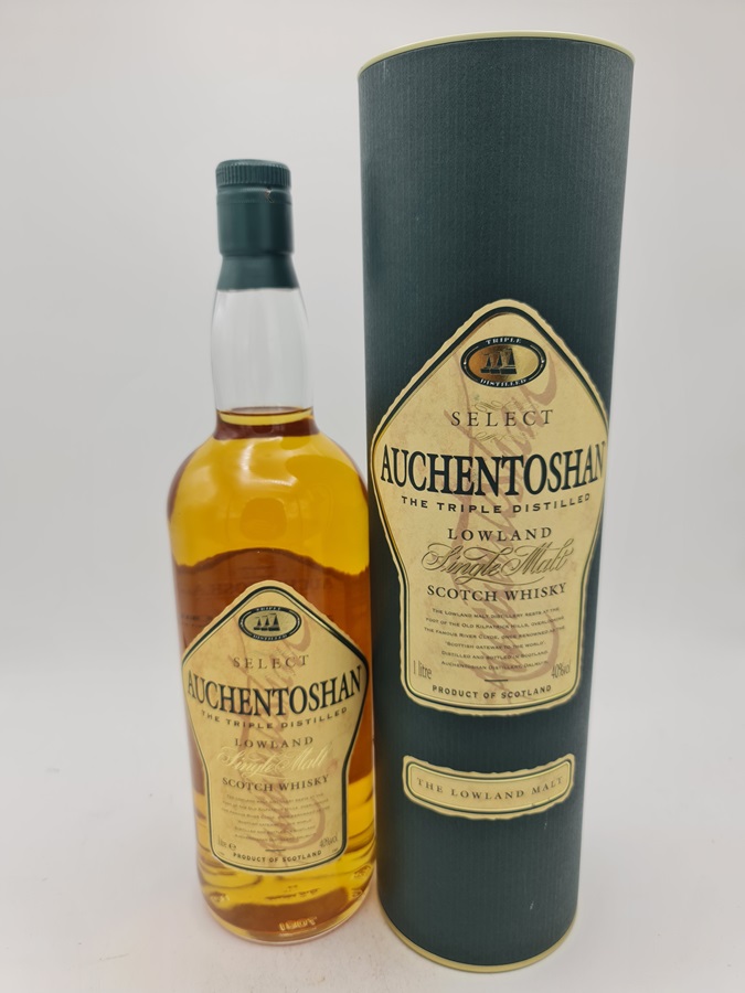 Auchentoshan Select Old Label Single Lowland Malt Scotch Whisky 40,0% alc by vol with OC
