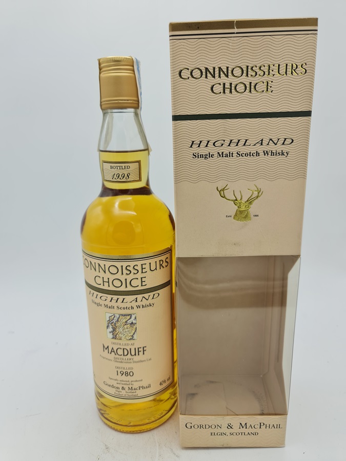 Macduff 1980 18 Years Old bottled 1998 Highland Single Malt Scotch Whisky Gordon & MacPhail Connoisseurs Choice 70cl 40% alc by vol with OC