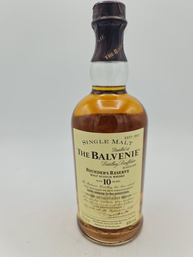 Balvenie 10 Years Old Single Malt Scotch Whisky Founder's Reserve 40,0% alc by vol 700ml
