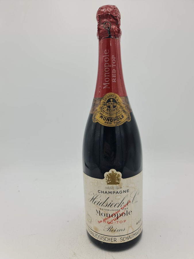 Heidsieck Monopole Champagne Red Top brut NV 'old release from the 1960s'