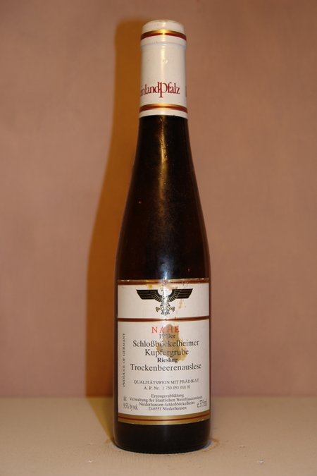 Staatliche Weinbaudomne Niederhausen Schlossbckelheim - Schlossbckelheimer Kupfergrube Riesling Trockenbeerenauslese 1990 375ml