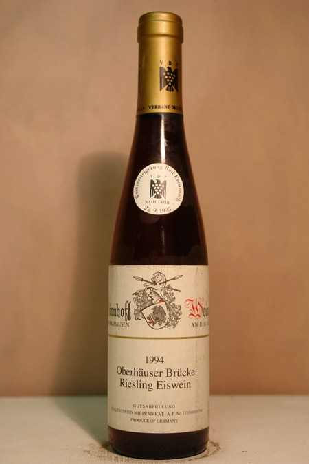 Hermann Dnnhoff - Oberhuser Brcke Riesling Eiswein Goldkapsel Versteigerungswein 1994 375ml