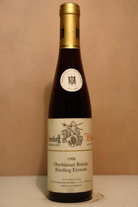 Hermann Dnnhoff - Oberhuser Brcke Riesling Eiswein Goldkapsel Versteigerungswein 1996 375ml