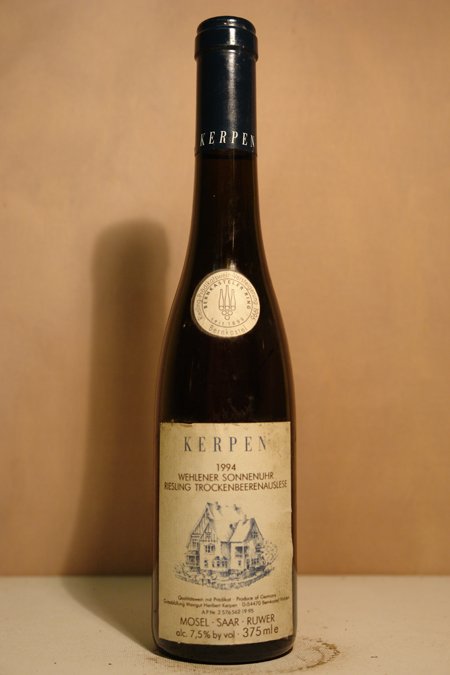 Kerpen - Wehlener Sonnenuhr Riesling Trockenbeerenauslese Versteigerungswein 1994 375ml