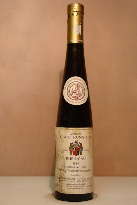 Franz Knstler - Hochheimer Hlle Riesling Trockenbeerenauslese GOLDKAPSEL Versteigerungswein 1994 375ml