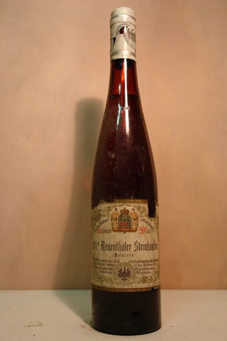 Kniglich Preuss. Domnenkellerei - Rauenthaler Steinhaufen Riesling Auslese 'Cabinet-Wein' 1915