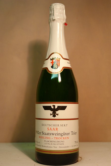 Staatliche Weinbaudomne Trier - Riesling Sekt trocken 1992
