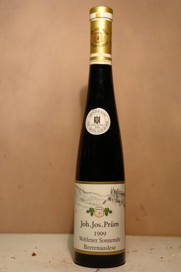 J. J. Prm - Wehlener Sonnenuhr Riesling Beerenauslese Goldkapsel Versteigerungswein 1999 375ml