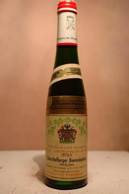 Reichsgraf von Kesselstatt - Scharzhofberger Riesling Beerenauslese 1976 375ml
