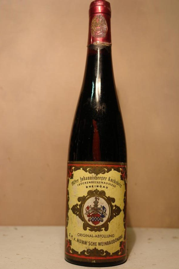 Mumm´sche Weinbaudomane - Johannisberger Kochsberg Riesling Trockenbeerenauslese 1949