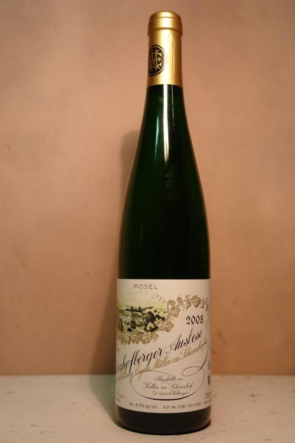 Egon Mller zu Scharzhof - Scharzhofberger Riesling Auslese Goldkapsel  Versteigerungswein 2008