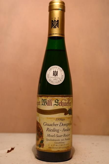 Willi Schfer - Graacher Domprobst Riesling Auslese Goldkapsel Versteigerungswein 1996 375ml