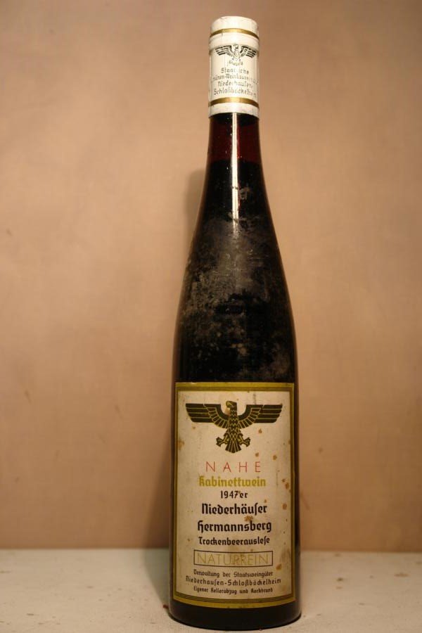 Staatliche Weinbaudomne Niederhausen Schlossbckelheim - Niederhuser Hermannsberg Riesling Trockenbeerenauslese 1947