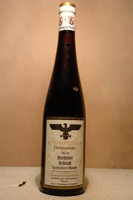 Staatliche Weinbaudomne Mainz - Niersteiner Rehbach Riesling Trockenbeerenauslese Edelgewchs 1937