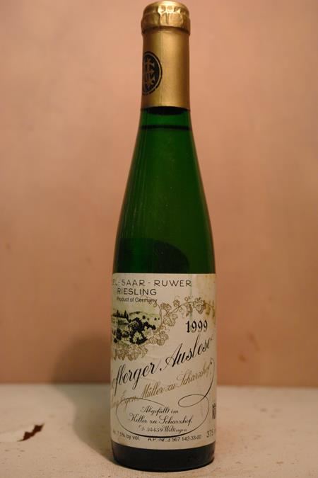 Egon Mller zu Scharzhof - Scharzhofberger Riesling Auslese Goldkapsel 1999 Versteigerungswein 375ml