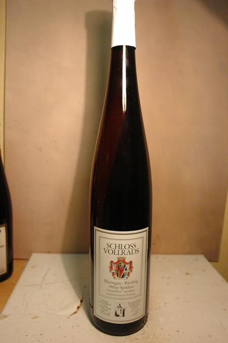 Schloss Vollrads - Riesling Sptlese trocken 'rosasilber' 1990 MAGNUM 1500ml