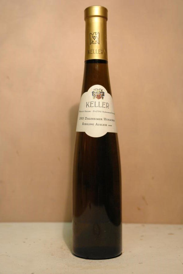 Weingut Keller Dalsheim - Dalsheimer Hubacker Riesling Auslese *** (3STARS) 2003 375ml