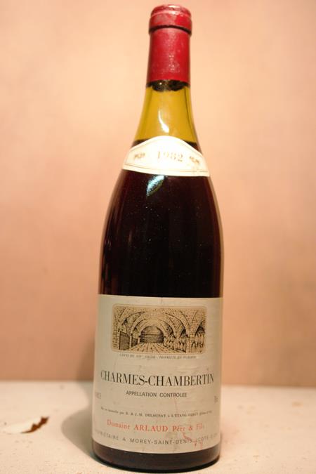 Domaine Arlaud Pre et Fils - Charmes Chambertin 'Grand Cru' 1982