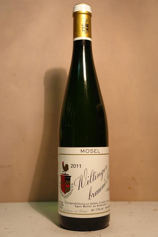 Le Gallais 'Egon Mller zu Scharzhof ' - Wiltinger braune Kupp Riesling Auslese Goldkapsel Versteigerungswein 2011
