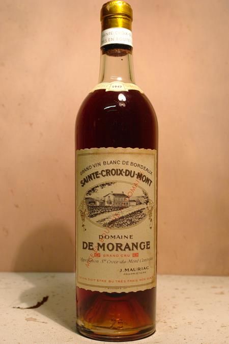 Domaine De Morange - Grand Vin Blanc de Bordeaux Sainte-Croix-Du-Mont 1947