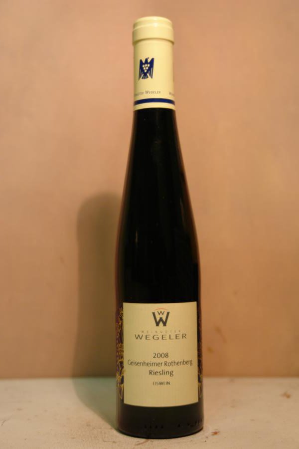 Wegeler - Geisenheimer Rothenberg Riesling Eiswein 2008 375ml