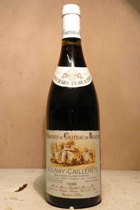 Bouchard Pre & Fils - Volnay 1er cru 'Caillerets' Ancienne Cuvee Carnot 1988