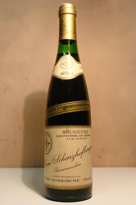 Hohe Domkirche - Dom Scharzhofberger Riesling Beerenauslese 1971