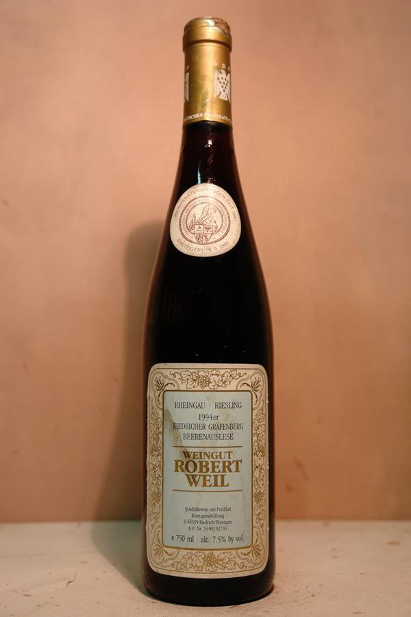 Robert Weil - Kiedricher Grfenberg Riesling Beerenauslese Goldkapsel Versteigerungswein 1994