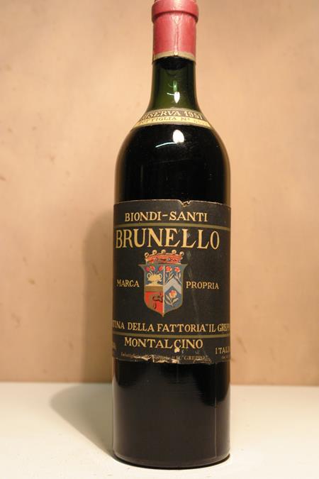 Biondi Santi - Brunello di Montalcino 'Il Greppo' RISERVA N° 6493 1957