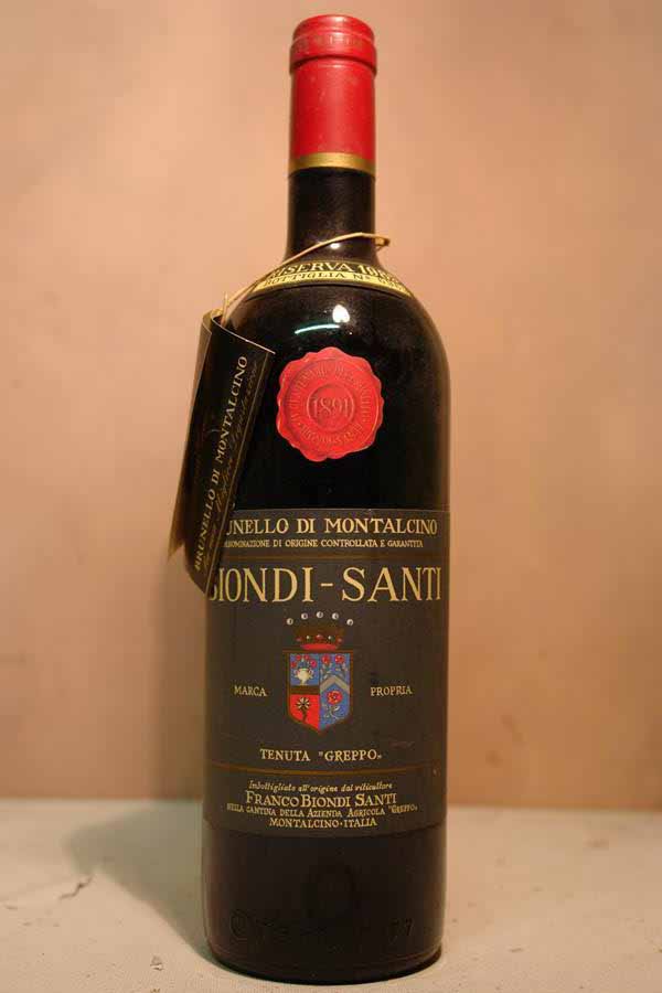 Biondi Santi - Brunello di Montalcino 'Il Greppo' RISERVA N 6969 1985 Reserve 1888