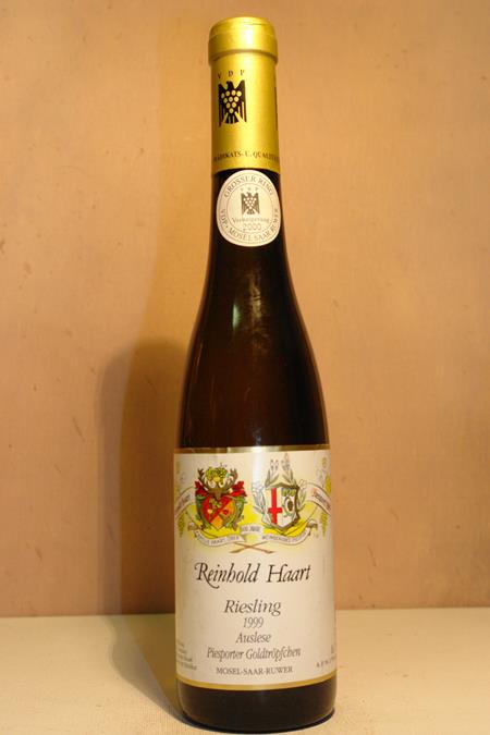 Reinhold Haart - Piesporter Goldtrpfchen Riesling Auslese Goldkapsel Versteigerungswein 1999 375ml