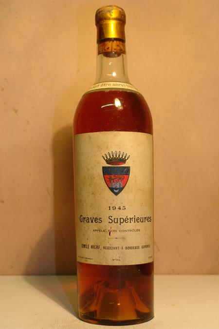 Graves Superieures - Emile Hierf Ngotiant Bordeaux 1945