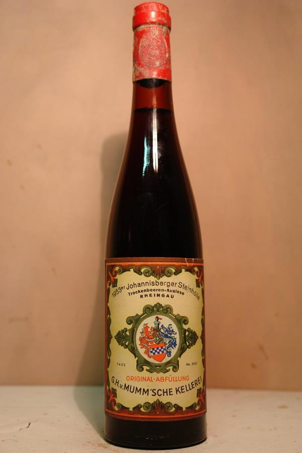 Mummsche Weinbaudomane - Johannisberger Steinhlle Riesling Trockenbeerenauslese FASS N5343 1953