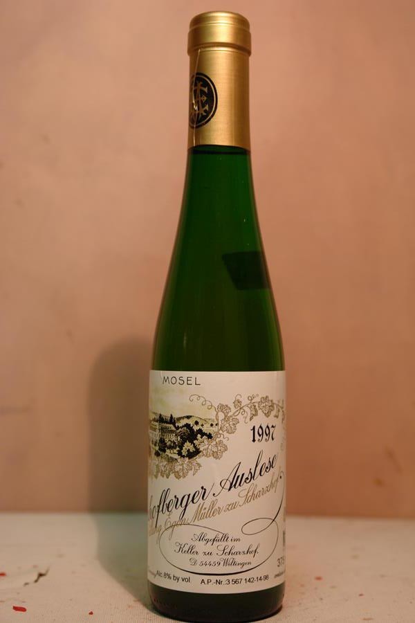 Egon Mller zu Scharzhof - Scharzhofberger Riesling Auslese Goldkapsel 1997 Versteigerungswein 375ml 