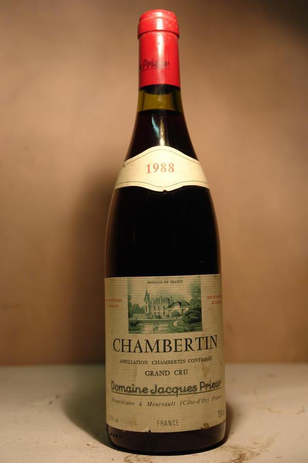 Domaine Jacques Prieur - Chambertin 'Grand Cru' 1988